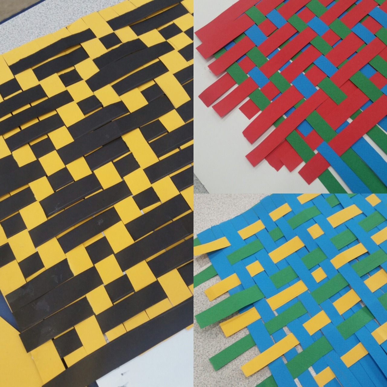 Living Space Art School — Week 2 - Weaving…with paper We explored colour...