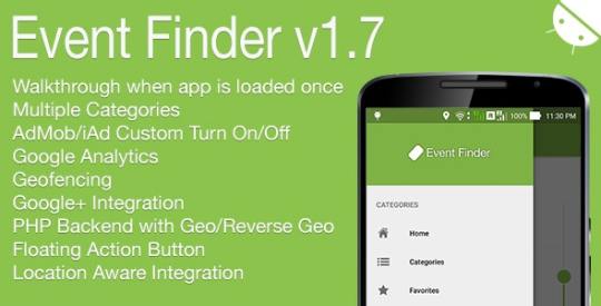 Event Finder Full Android Application v1.7 Nulled