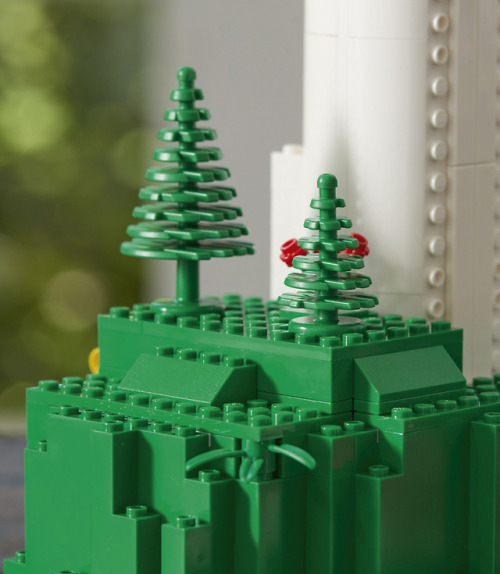 itscolossal:LEGO Launches a Rotating Wind Turbine with Trees...