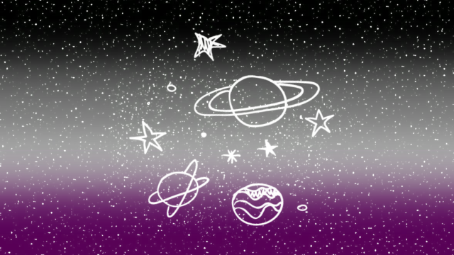 Requests: Closed — Asexual + Space drawing desktop backgrounds for...