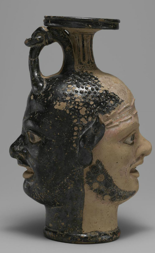 Ancient Art Week! Etruscan Vase With Janiform... - People Of Color In ...