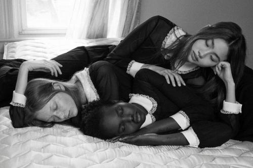 midnight-charm:“Girls”Sara Grace Wallerstedt, Adut Akech &...