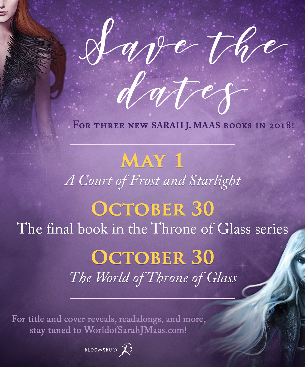 THE WORLD OF SARAH J. MAAS â *puts dates in calendar* *calendar