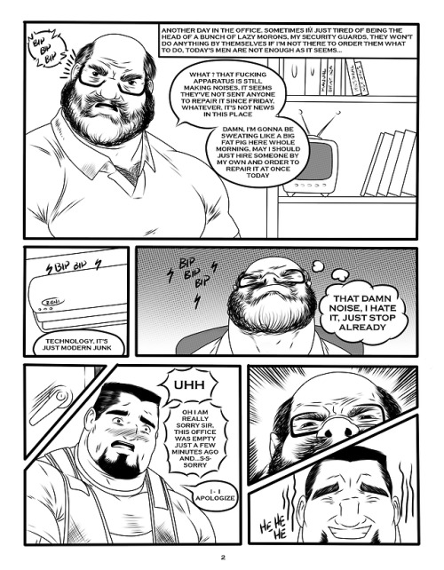 fkingtcomicprojects:My mister shullick comic translated to...