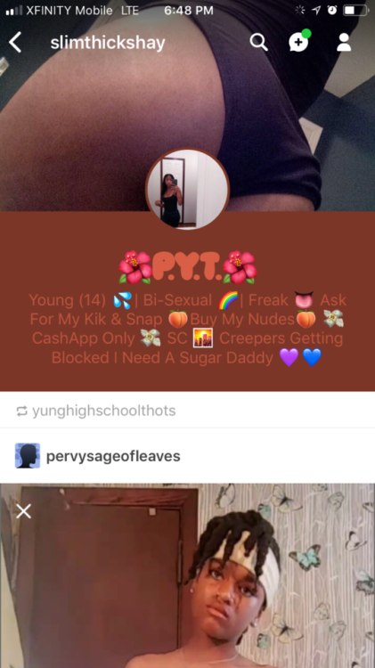 Is there a reason why there’s 14 year olds doing porn on tumblr?