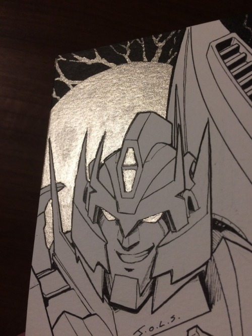 jarofloosescrews:Day 2 for Lost Light Fest inktober. Rodimus...