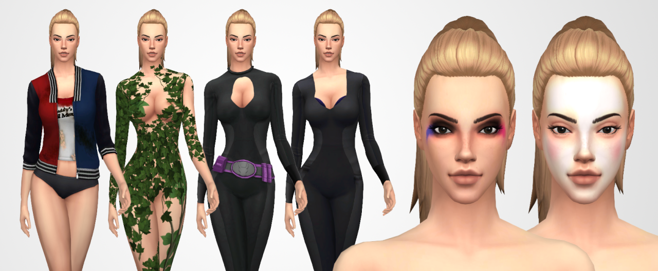 Sims Custom Content Finds Sweettacoplumbobs Gotham City Sirens CC