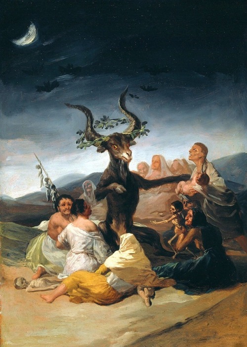 beyond-the-canvas:Francisco Goya, The Witches’ Sabbath, 1797-8.