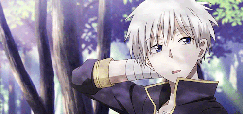 caution: white haired anime boy | Tumblr