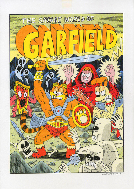 I’ve added the Savage World of Garfield risograph prints, printed by Jumbo Press to my online store. ...