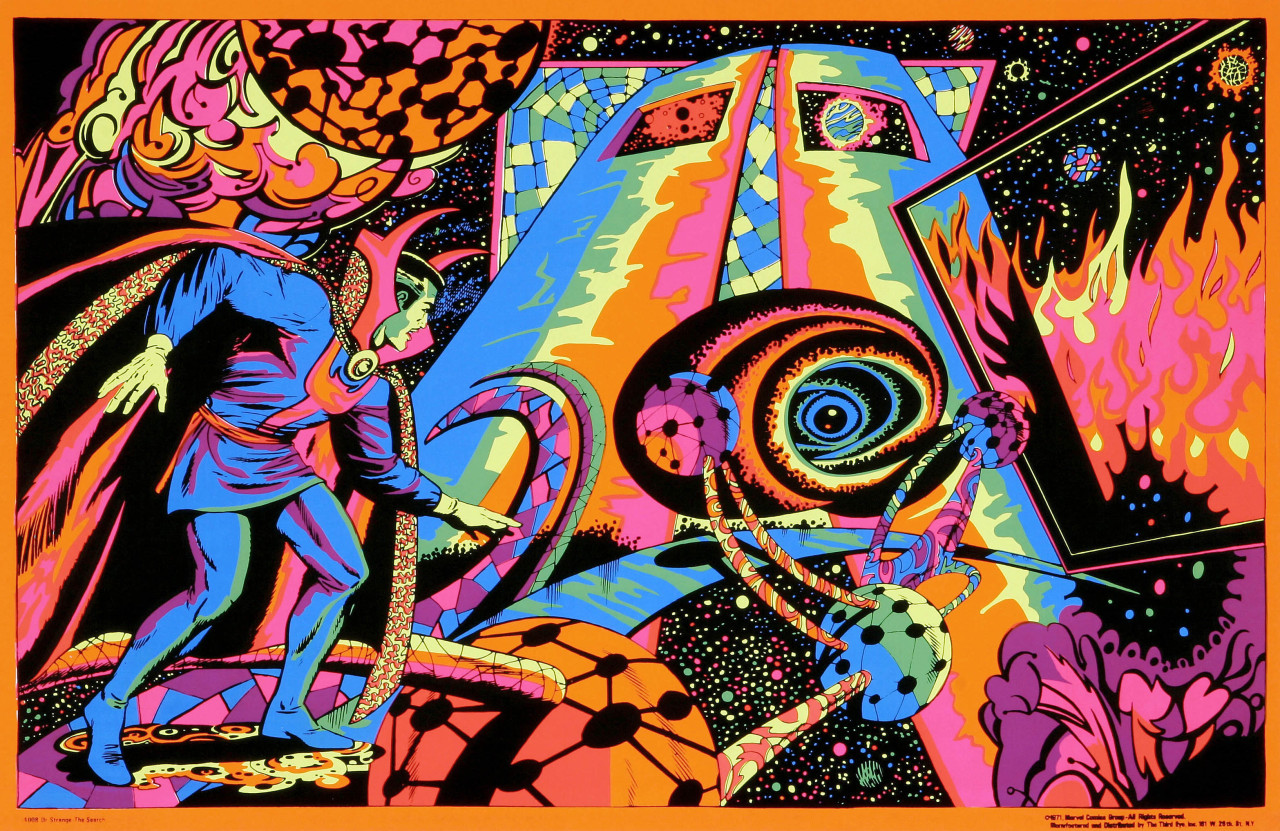 The Bristol Board: “Doctor Strange: The Search,” a black light poster...