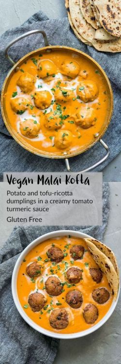 veganfoody:Vegan Malai Kofta: Indian Dumplings in Curry Tomato...