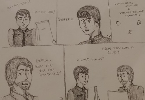 Another little dbh x sttng comic