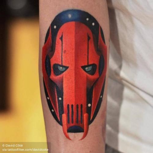 By David Côté, done at Imperial Tattoo Connexion, Montreal.... big;contemporary;davidcote;facebook;fictional character;film and book;forearm;general grievous;pop art;star wars characters;star wars;twitter