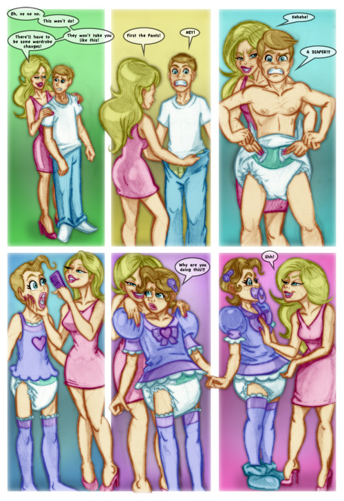 pinkdiapers:Commission comic