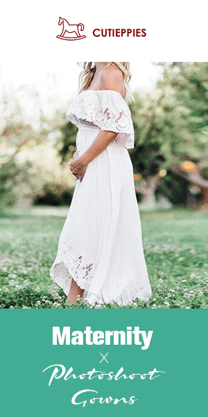 Cutieppies Maternity Photoshoot Gowns