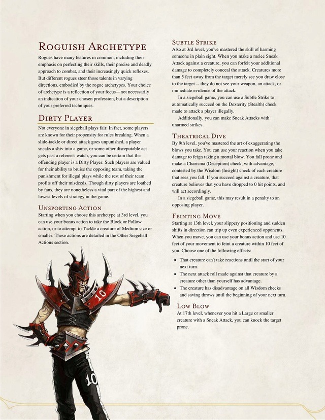 DnD 5e Homebrew — We-are-rogue: Homebrew Roguish Archetypes By The...