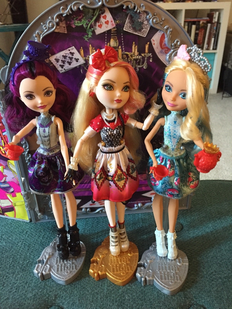 ever after high hat tastic tea party dolls