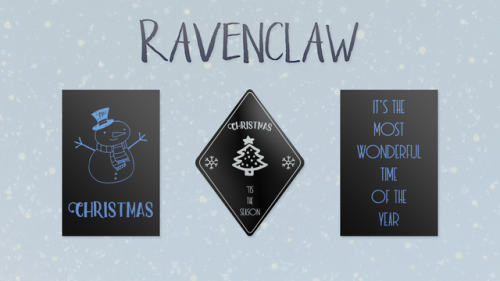 hermionegrangcr:Hogwarts Houses + Holidays (insp)