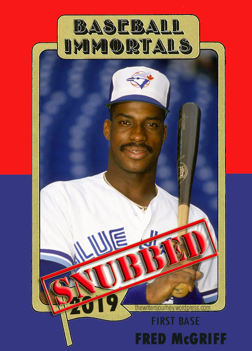 Fred McGriff Postcard- Baseball Hall of Fame Induction Plaque