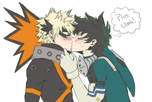 akirecreations:More bkdk kissing~ Keep reading