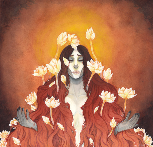 Our winner for June on Patreon!A painting of my OC Death and...