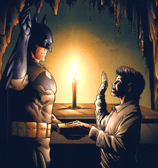 nightwingcouldyounot:âOh my gods - Bruce you MELODRAMATIC SHIT.(Nightwing (1996) 152)âItâs not like itâs a new thing⦠(Detective Comics #38, from 1940).