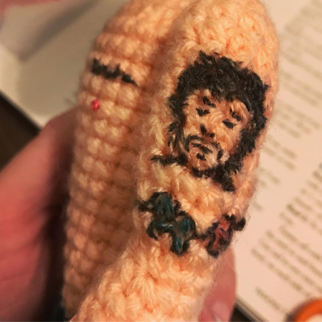 post malone crochet doll