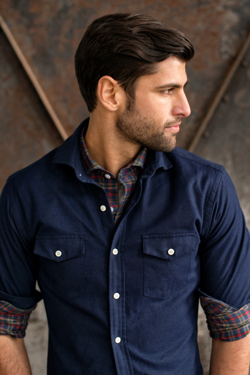 Beardbrand | Teton Flannel Overshirt from Proper Cloth’s Fall