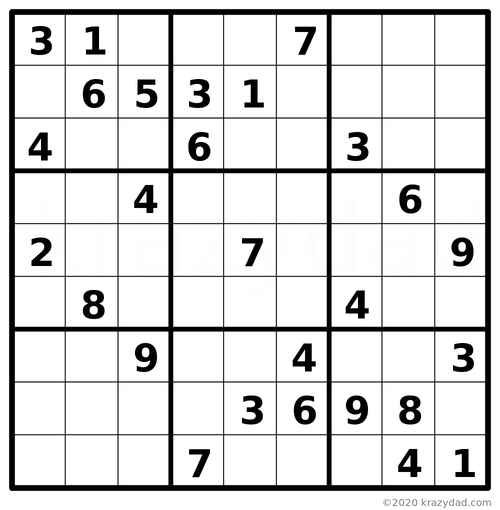 daily sudoku solve this puzzle at krazydad super tough killer