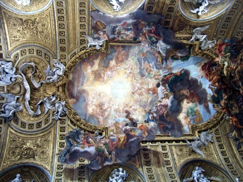 im-not-mine:Giovanni Battista Gaulli, Triumph of the Name of...