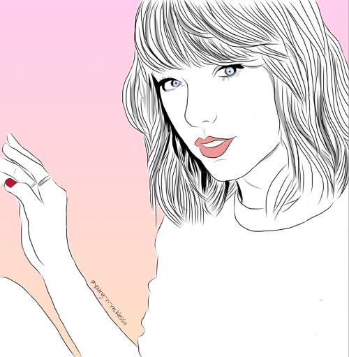 taylor swift drawing on Tumblr