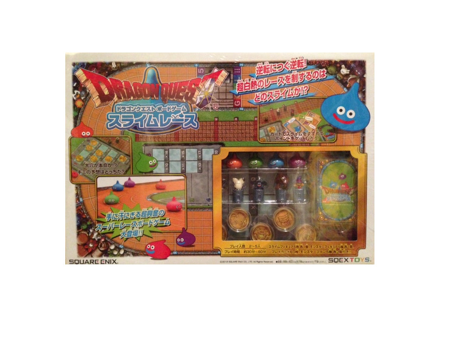 If you’ve ever wanted a Slime board game ⊟Here it is, reissued for a new generation of Slime likers. Dragon Quest Slime Race is a game in which slimes race around a board, aided by random card draws, and players bet on which slime will win. For more...