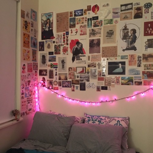 wall collage on Tumblr