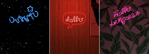 tukete:Simlish Neon SignsNew meshesIn Lights...