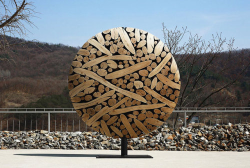 flowartstation:Jaehyo Lee Wood sculpturesKorean artist...