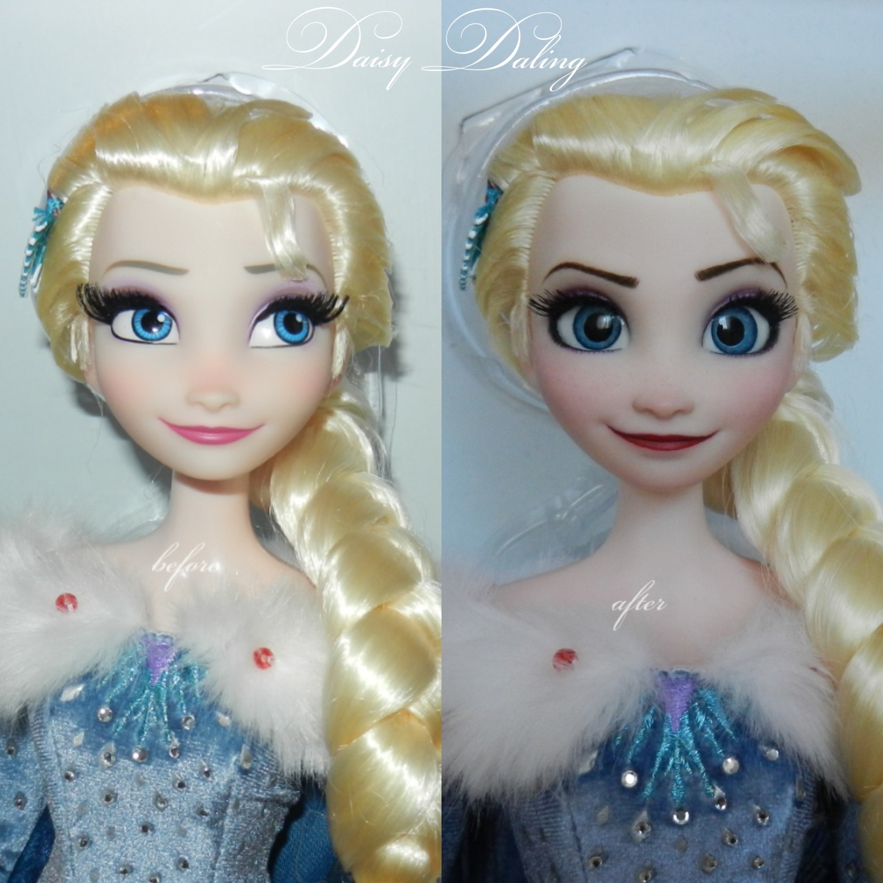 ooak dolls before and after