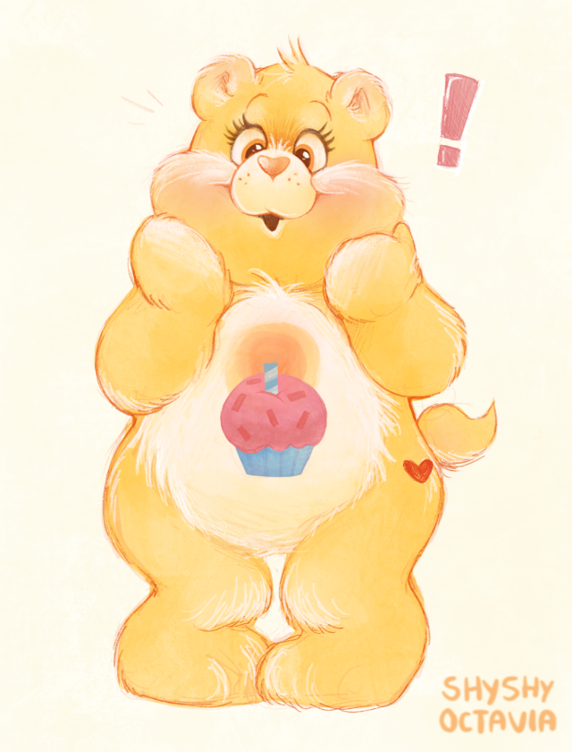 Vintage Care Bear Wish Bear Magnet