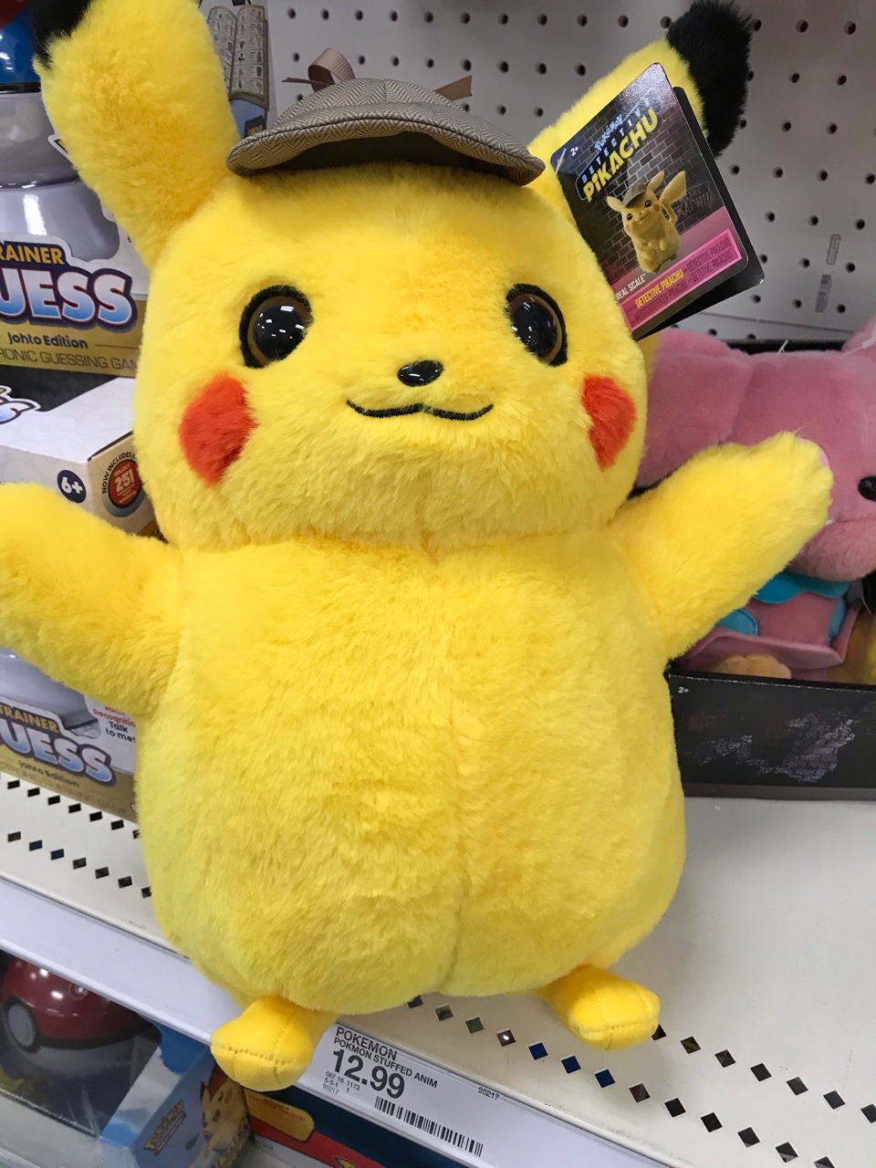 detective pikachu teddy bear