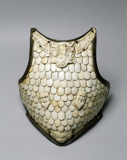 peashooter85:Steel and ivory breastplate, Italy, 16th...