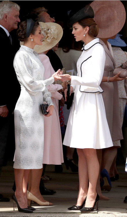 snapshotsofkate: The Duchess of Cambridge with Queen Maxima...