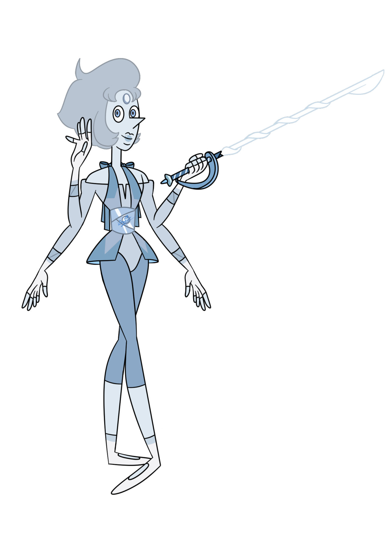 Dani Arts — pearl+ meteor= nebula stone