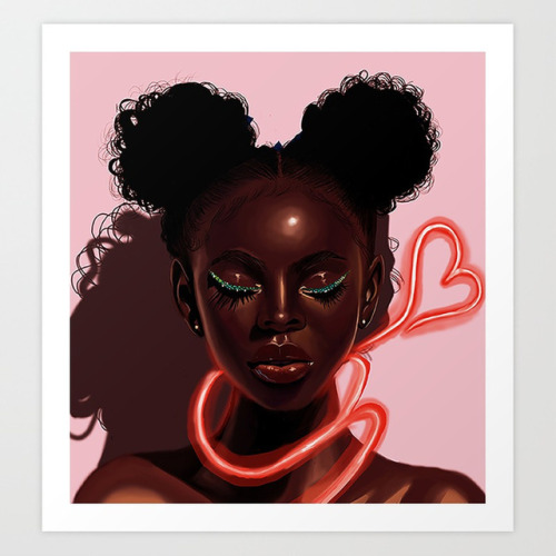 littlealienproducts:Melanin x Neon Printby 4everestherr