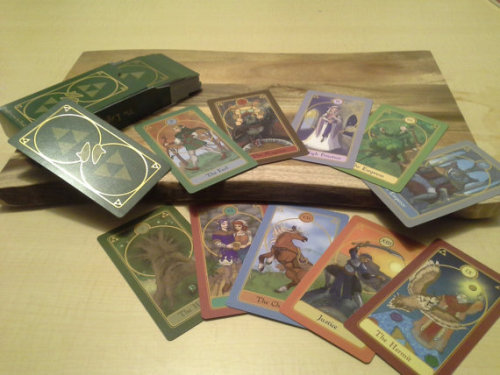 retrogamingblog:Legend of Zelda Tarot Cards made by...