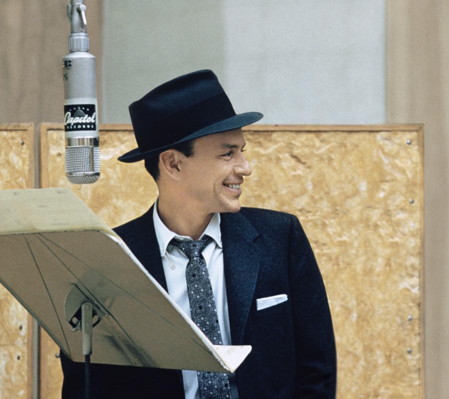 Forever Frank Sinatra : Photographed During A Capitol Recording Session.