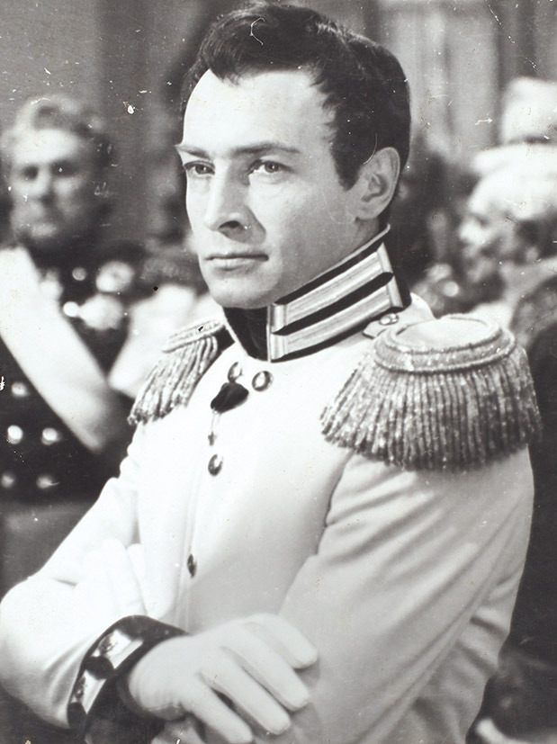 Vyacheslav Tikhonov as Andrei Bolkonsky in the Soviet War and Peace movie (1966)