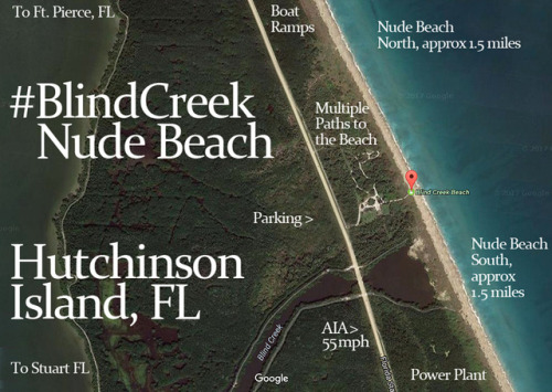 blindcreek-beach-florida:This is Blind Creek Nude Beach, on...