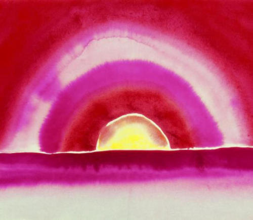 georgia-o-keeffe:Sunrise, 1916, Georgia...