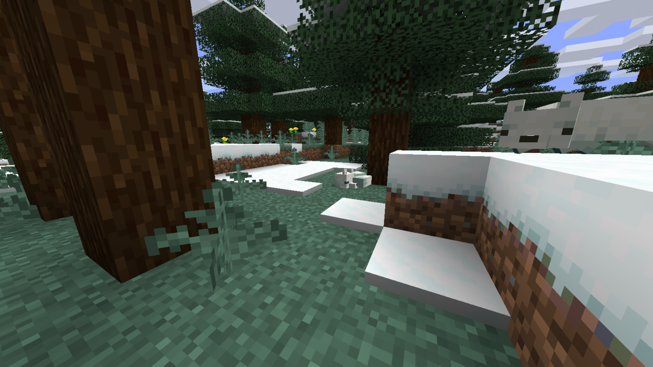 Java's Minecraft Screenshots — Arctic foxes!