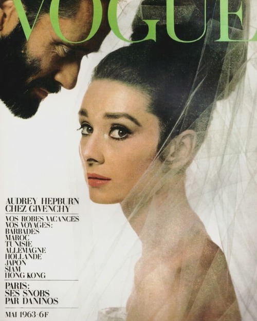 rareaudreyhepburn:Audrey Hepburn Vogue covers. 1. Vogue Paris...